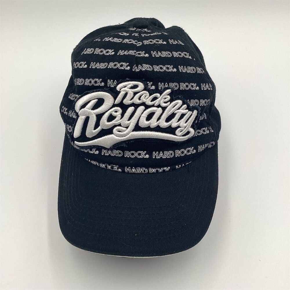Hard Rock Cafe "Rock Royalty" Black Adjustable Unisex Cap